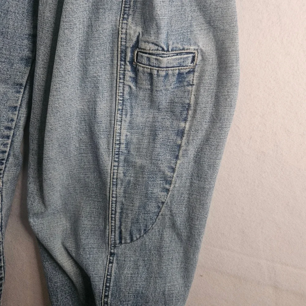 Vintage Marithe Francois Girbaud Baggy Jeans Light Wash 34x29 90s Streetwear